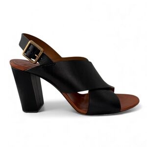 Chloe Criss Cross Black Sandals -size 40 (9.5-10)